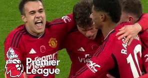Victor Lindelof powers Manchester United in front of Luton Town | Premier League | NBC Sports