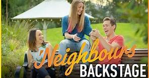 Neighbours Backstage - Mavournee Hazel (Piper Willis) Shooting The New Opening Titles