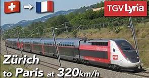 Zürich to Paris at 320 km/h ! TGV Lyria FIRST Class review