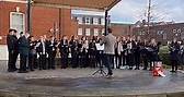 Beautiful singing from Ysgol Maes... - Mold Town Centre Mold