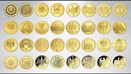100 Euro Goldmünzen der Bundesrepublik