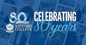Bedford College celebrates 80 years