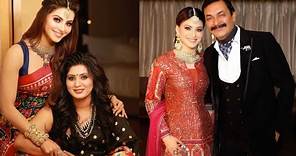 Actress Urvashi Rautela with Father & Mother