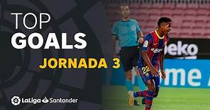 Todos los goles de la Jornada 03 de LaLiga Santander 2020/2021