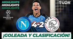 HIGHLIGHTS | Napoli 4-2 Ajax | UEFA Champions League 22/23-J4 | TUDN