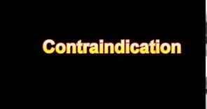 What Is The Definition Of Contraindication - Medical Dictionary Free Online