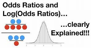 Odds Ratios and Log(Odds Ratios), Clearly Explained!!!