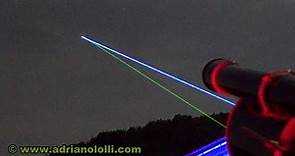 Puntatore laser verde alta efficienza per astronomia