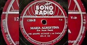 Luis Abanto Morales - María Albertina - (1954)
