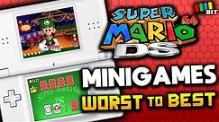 Ranking Every Super Mario 64 DS Minigame [TetraBitGaming]