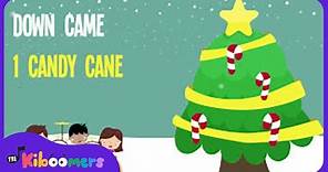 5 Candy Canes Lyric Video - The Kiboomers Preschool Songs & Nursery Rhymes for Christmas