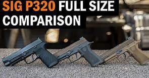 SIG P320 Full Size Comparison with Navy SEAL Mark "Coch" Cochiolo