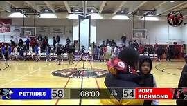 #2 Port Richmond Vs. #1 Petrides - Boys Varsity Basketball Live Stream