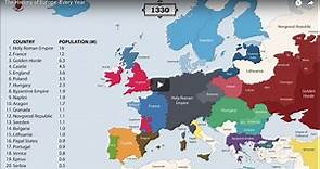 Animation: How the European Map Has Changed Over 2,400 Years