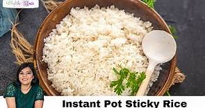 Instant Pot Sticky Rice Recipe