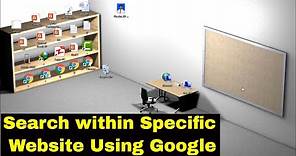 How to search within a specific website using Google Search