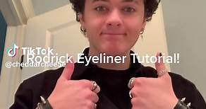 Rodrick eyeliner tutorial!! #fyp #eyeliner #eyelinertutorial #guyliner #rodrickheffley #diaryofawimpykid