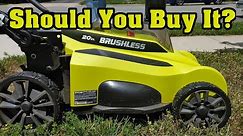 Ryobi Electric Lawn Mower Review From Home Depot | 40V Push Mower