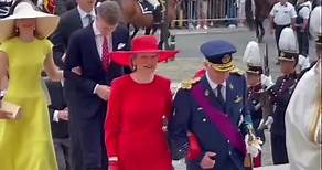 Prince Gabriël together with his family - King Philippe and Queen Mathilde of the Belgians, Crown Princess Elisabeth, Prince Emmanuel, Princess Eléonore, King Albert II, and Queen Paola arrived in the Cathedral of St. Michael and St. Gudula for Te Deum for the National day of Belgium 2023 last July 1st. So wonderful seeing the royal children arm in arm. ❤️ 📸 Wim Dehandschutter #princegabrielofbelgium #princegabriel #princeofbelgium #gabrielofbelgium #kingphilippeofbelguim #queenmathildeofbelgiu