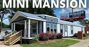 NICEST mini MANSION this side of heaven! Extra wide design on this single wide/tiny house!