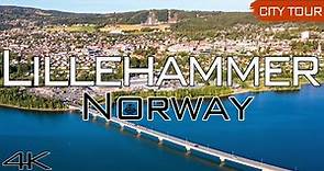 Lillehammer, Norway - City Tour & Drone, 4k