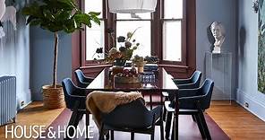 Bold Color DIY: Victorian Dining Room Makeover