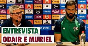 FluTV - Coletiva - Odair Hellmann e Muriel - Unión La Calera-CHI 0 x 0 Fluminense