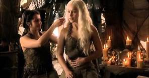 Khaleesi Daenerys Targaryen and Khal Drogo from Game of Thrones