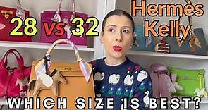 Hermes Kelly 32 vs Kelly 28 Sellier. Which size is best?