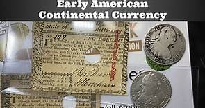 Early American Continental Currency