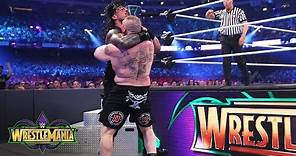 Brock Lesnar brutalizes Roman Reigns in a shocking display of force: WrestleMania 34 (WWE Network)