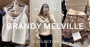 🧸My ENTIRE Brandy Melville Collection 🧸 | Pj sets/Sweaters/Tanks