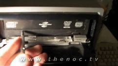 How to manually open a CD or DVD drive.