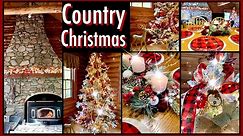 Country Christmas Decor | Mom's House | Red Black Buffalo Check