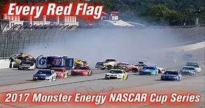 Every Red Flag: 2017 Monster Energy NASCAR Cup Series