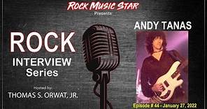 Andy Tanas - Interview - bass player -KROKUS (1984-85), Black Oak Arkansas (1977-80) - 01/27/2022