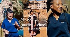 My journey into medical school | First YouTube video | South African YouTuber | Medschool