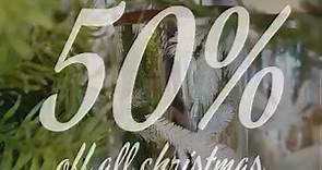 Holland House - Shop ONLINE our Christmas Decor with 50%...