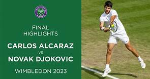 Carlos Alcaraz vs Novak Djokovic: Final Highlights | Wimbledon 2023