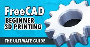 FreeCAD For Beginners p.1 - UI, Sketching, Constraints, Extruding, and 3D Printing