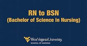 RN to BSN Program | WVU School of Nursing