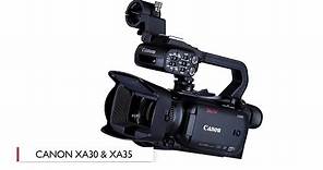 Canon XA30 and XA35 Compact Professional Camcorders: First Look