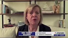 Sen Tammy Baldwin on MSNBC talking about the fight for abortion rights