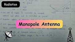 Monopole Antenna | Radiation Parameters of Antenna