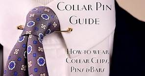 Collar Pin & Bar Guide - How to Wear & Buy Collar Bars & Clips