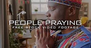 50+ People Praying Free Stock Videos and Footage | Prayer - Religious Person Doing Prayer with Hands