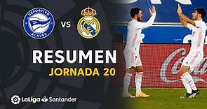 Resumen de Deportivo Alavés vs Real Madrid (1-4)