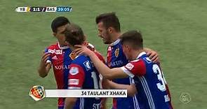 taulant xhaka goal vs young boys - taulant xhaka goal- BSC Young Boys 1-2 FC Basel(amazing long shot