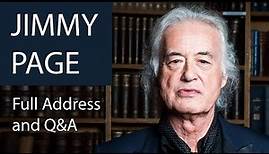 Jimmy Page | Full Address and Q&A at The Oxford Union