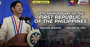 125th Anniversary of the First Philippine Republic